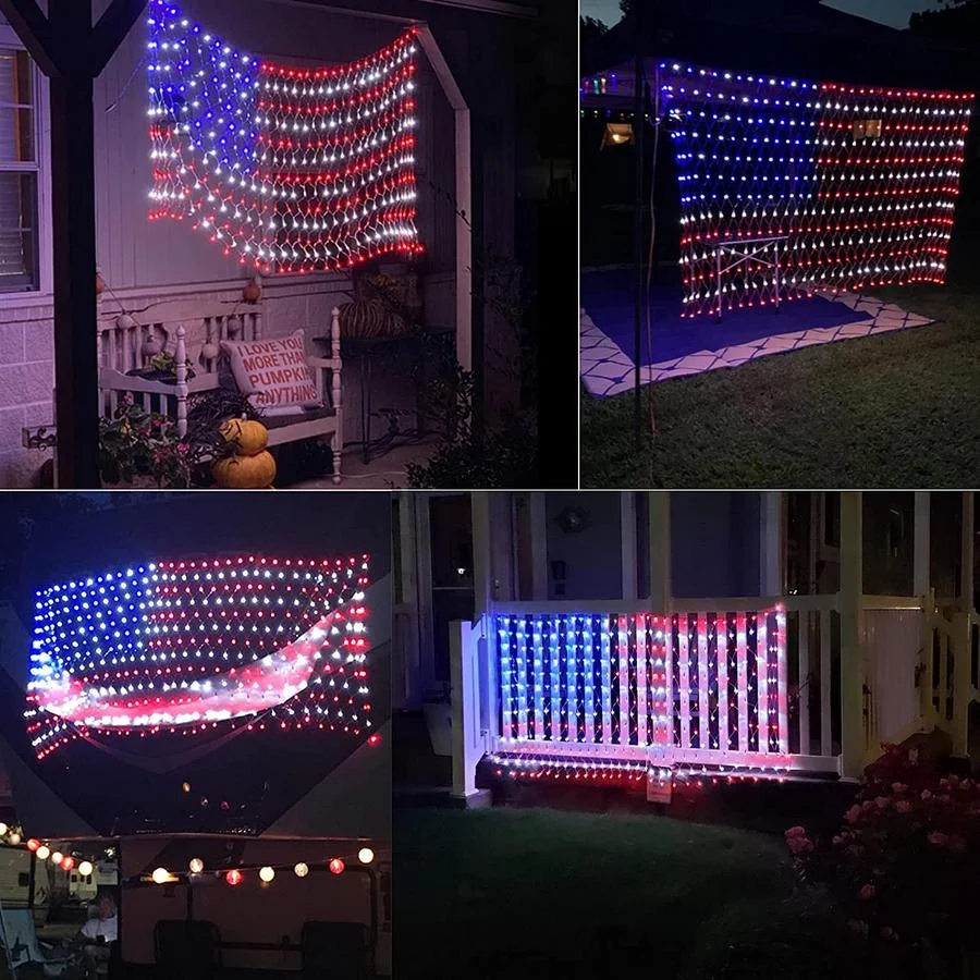 American Flag Led String Lights
