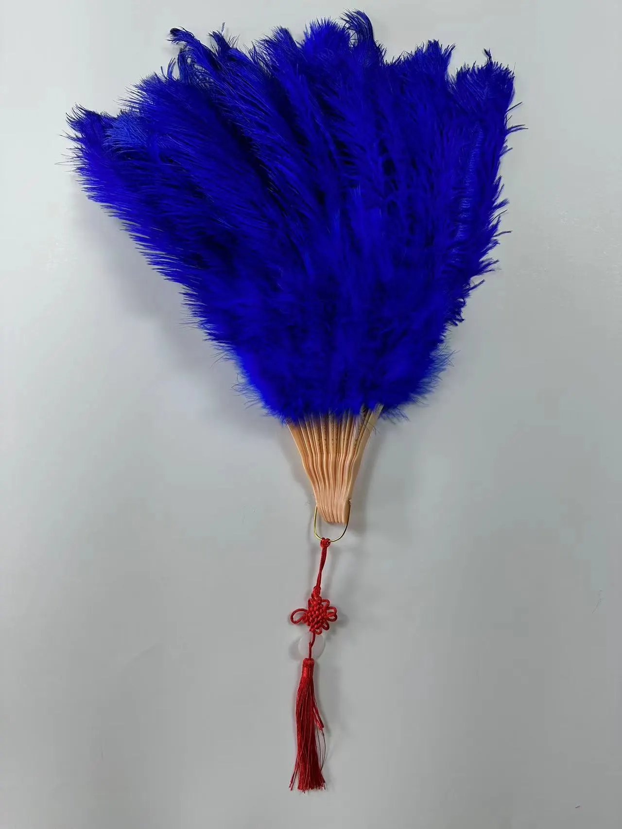 VCSHOES Feather headdress samba costume carnival halloween party bar performance hat makeup dance wings parade Feather fan white