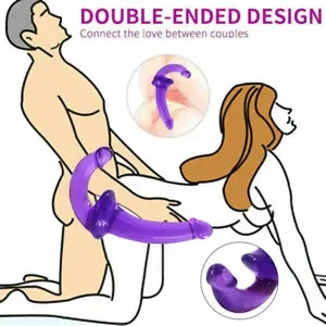 pornhint Pornhint Strap on-Double-Ended-Dildo-Dong-G-spot-Massager-Vagian-Stimula