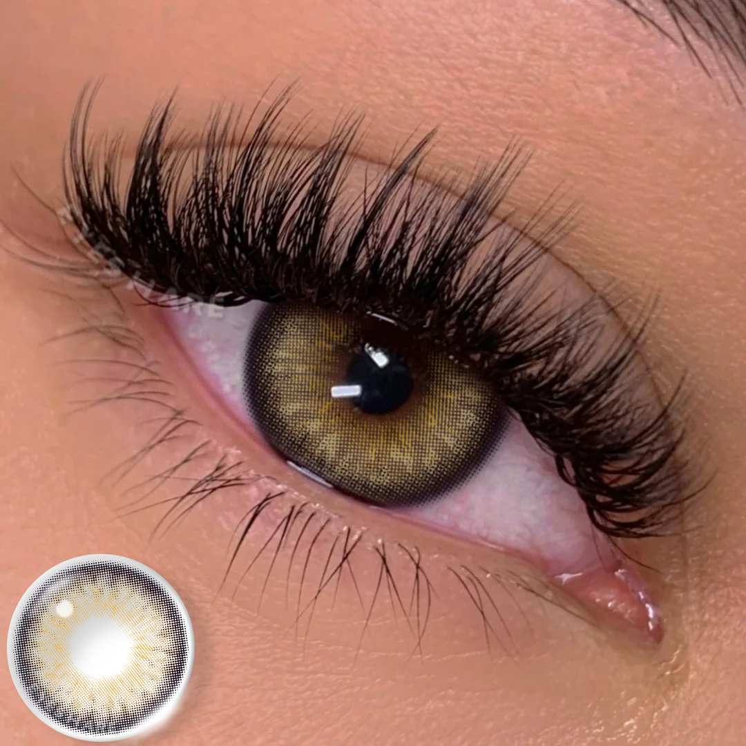 EYESHARE Colored Contact Lenses MYAKHIE-HAZEL Eyes Lenses 14.2MM