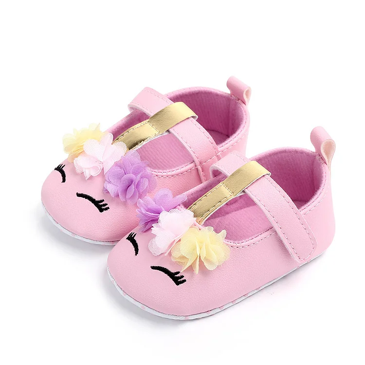 20"-22" Reborn Baby Girl Pink Unicorn Shoes Accessories