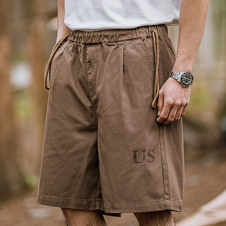 TIMSMEN Casual Solid Color Shorts