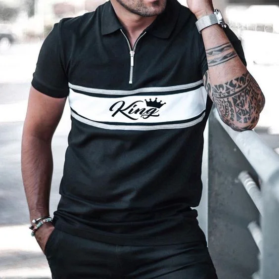 Men's Contrast Polo Shirt