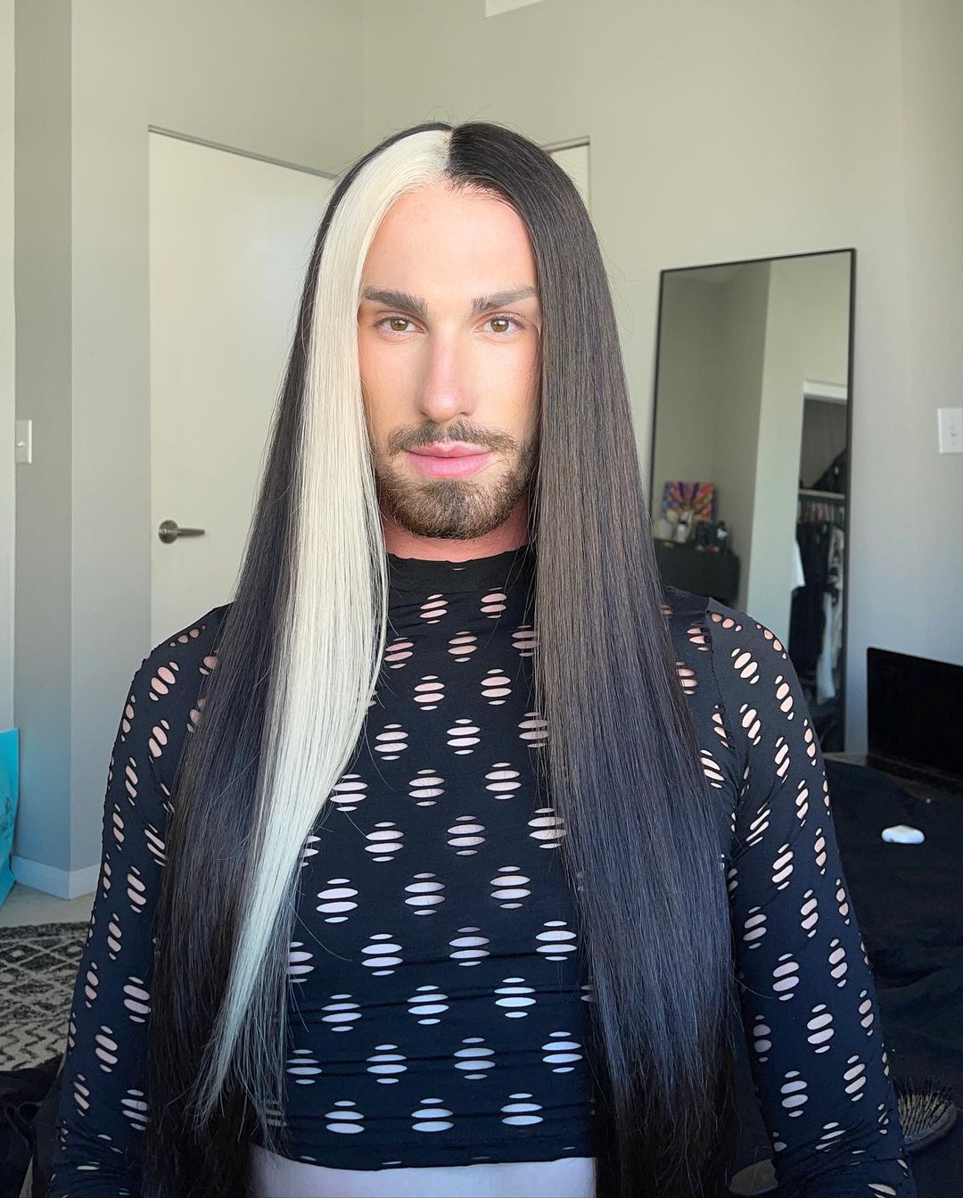 2024-personality-black-and-white-long-straight-hair-men-s-wig