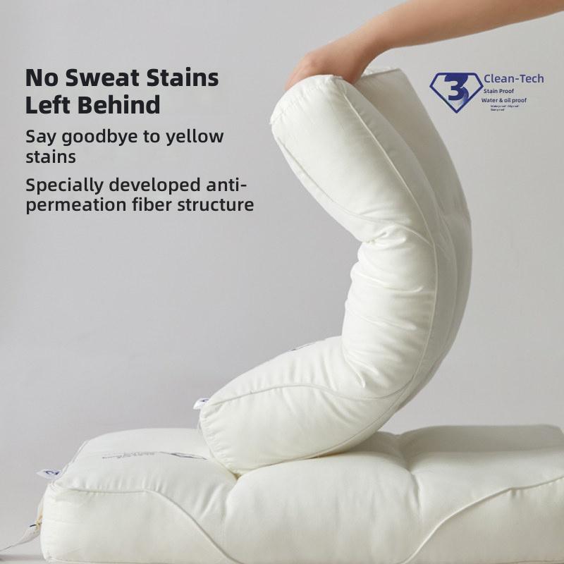 Three-Proof Washable Pillow – Waterproof, Oil-Proof, Yellowing-Proof for Ultimate Cleanliness