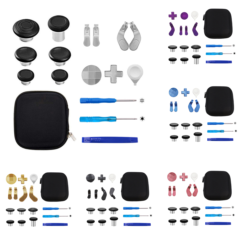 16pcs Trigger Buttons for Xbox One Elite 2 Controller Thumb Grips D-pad Kit, Gold, 501 Original
16pcs Trigger Buttons for Xbox One Elite 2 Controller Thumb Grips D-pad Kit, Gold, 501 Original
