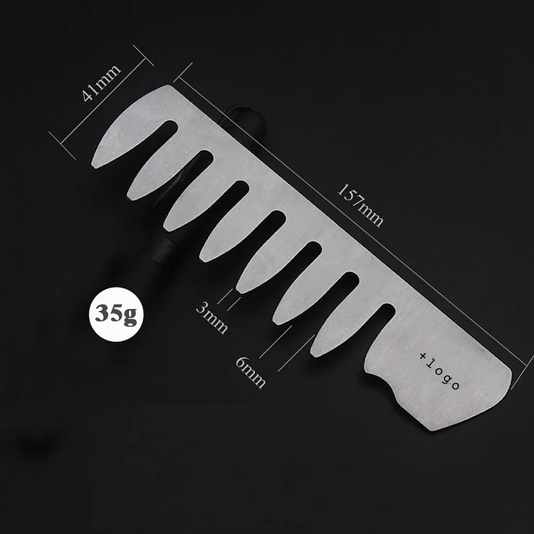 cm102-Stainless Steel Hair Combs  Metallic comb. Cutting Comb 
