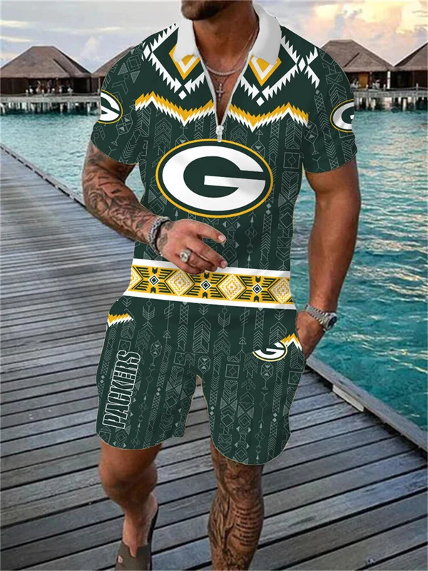 Green Bay Packers
Limited Edition Polo Shirt And Shorts Two-Piece Suits
