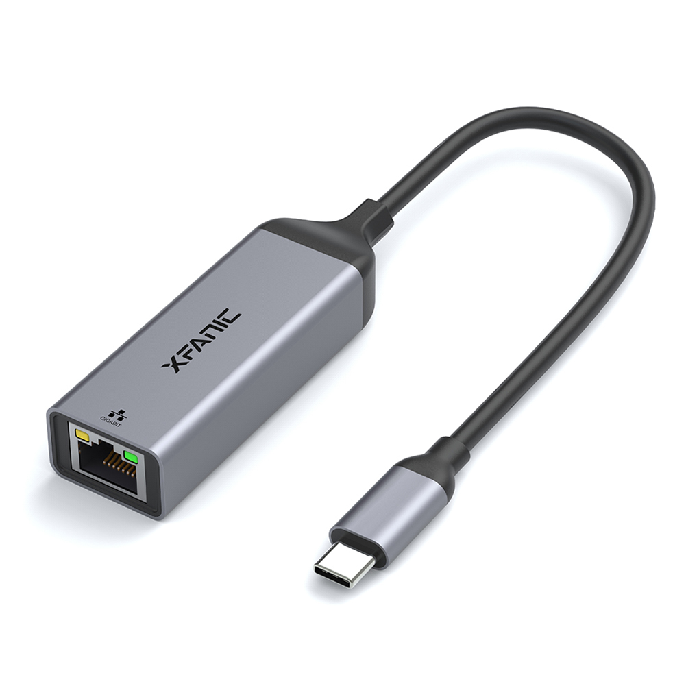 Xfanic USB-C to RJ45 Lan Adapter 1000Mbps Network Card Ethernet for Laptop, 501 Original
Xfanic USB-C to RJ45 Lan Adapter 1000Mbps Network Card Ethernet for Laptop, 501 Original