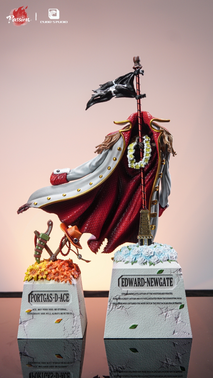 Passion Studio X Cube Studio - The end of Whitebeard and ACE 2.0 Statue(GK)-