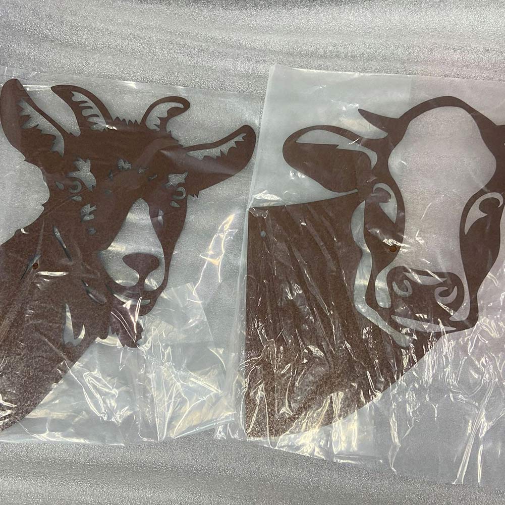 Wrought Iron Animal Peeking Cow Silhouette Garden Stake Statues Ornaments, 501 Original
Wrought Iron Animal Peeking Cow Silhouette Garden Stake Statues Ornaments, 501 Original