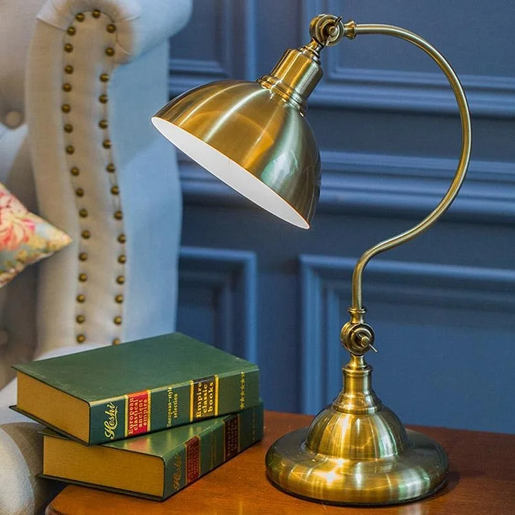 Mid-Century Modern Dome Sliver Table Lamp Desk Lamp - Appledas