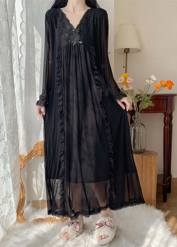 Wavlynn Orange Embroidered Tulle Boho Vacation Dress With Bracelet Sleeves For Women main image 1