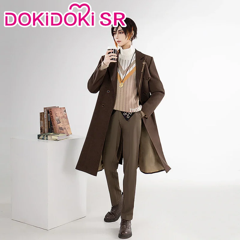 DokiDoki-SR Game Genshin Impact  Cosplay Costume Zhongli Doujin Zhong Li Casual  Wear 