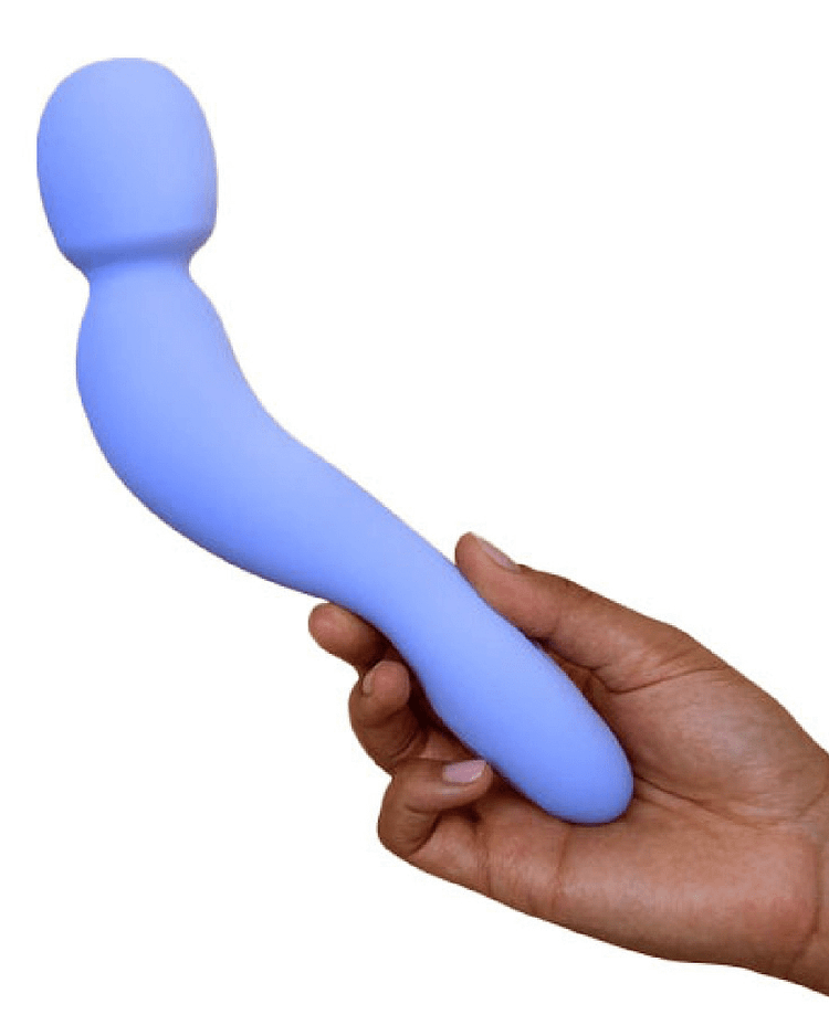 pornhint Pornhint Dame Com Ergonomic Waterproof Wand Vibrator - Periwinkle