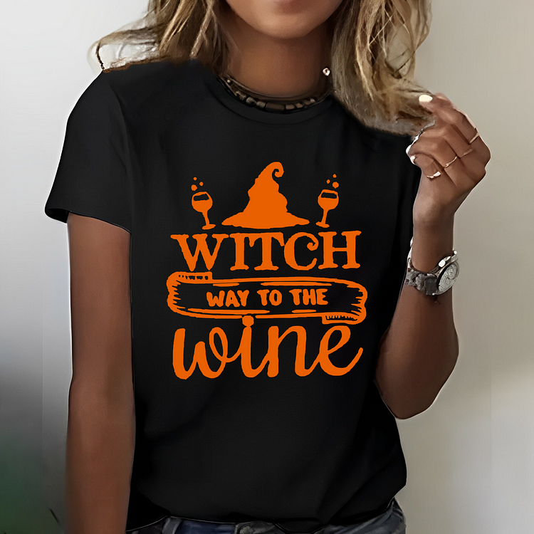 Witch Way To The Wine T-shirt