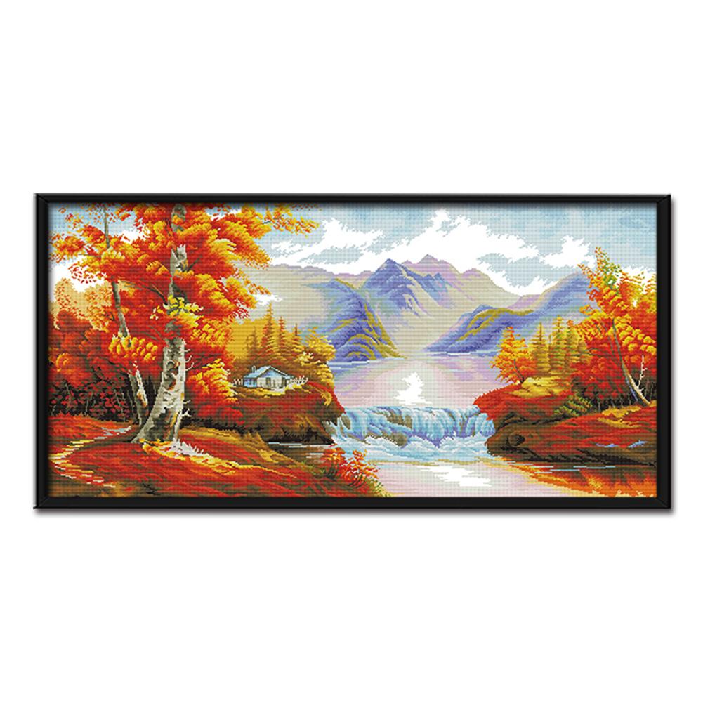 Golden Fujin - 14CT Stamped Cross Stitch - 105*55cm (Big Size), 501 Original
Golden Fujin - 14CT Stamped Cross Stitch - 105*55cm (Big Size), 501 Original