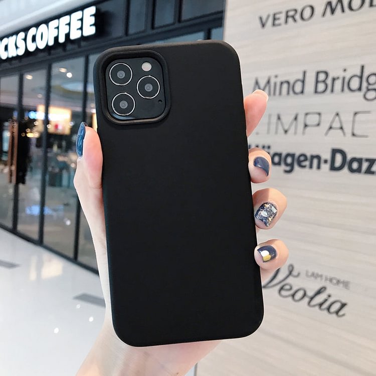 IPhone ケース 無地 全シリーズ対応 スマホケース 全4色