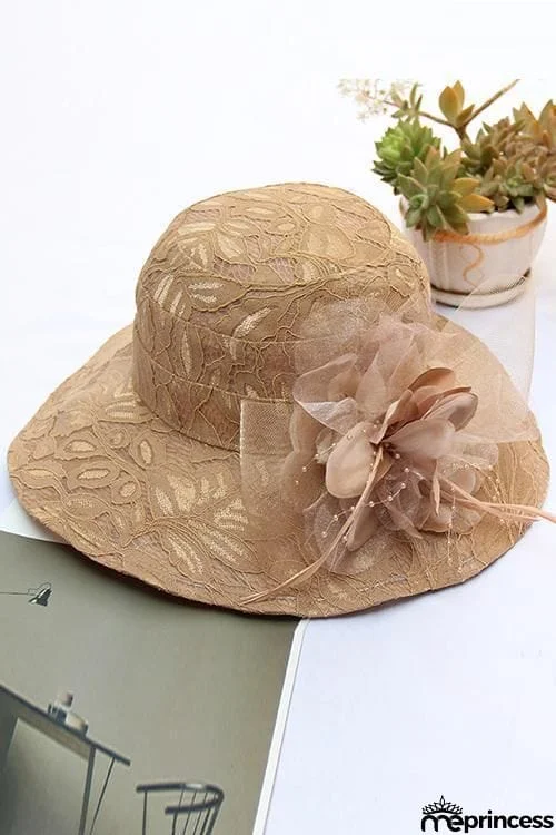 Lace Flower Hat