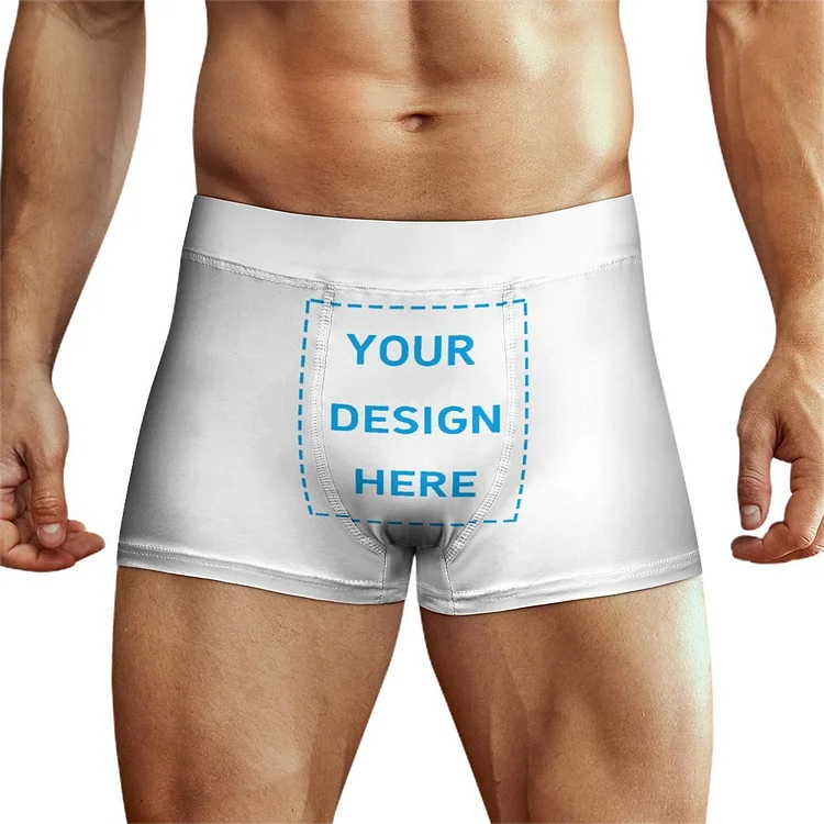 Personalized Men’s Waist Underwear Boxer Briefs