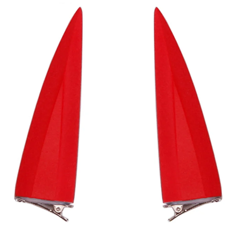 Power Headwear Red Demon Horn Headband Hairpin Cosplay Halloween Carnival Costume Accessories Props