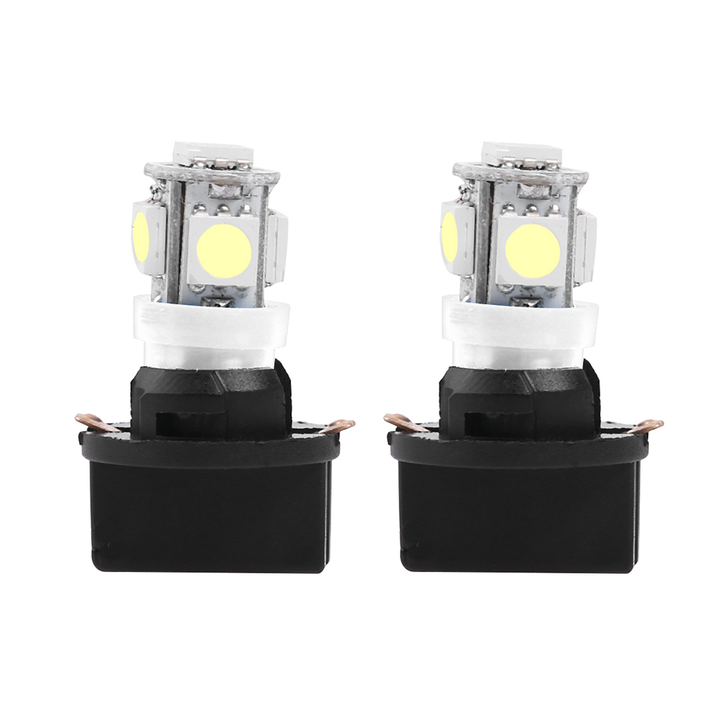 2pcs T10 SMD5050 5 LED Bulb w/ Socket for Instrument Panel Light (White), 501 Original
2pcs T10 SMD5050 5 LED Bulb w/ Socket for Instrument Panel Light (White), 501 Original