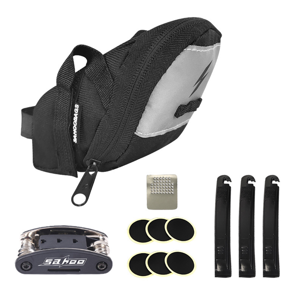 SAHOO Mountain Bike Saddle Bag MTB Bicycle Tail Pouch Tire Repair Tool Set, 501 Original
SAHOO Mountain Bike Saddle Bag MTB Bicycle Tail Pouch Tire Repair Tool Set, 501 Original