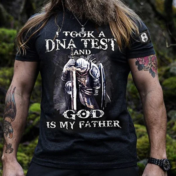 Mens Vintage "I Take A DNA Test God Is My Father