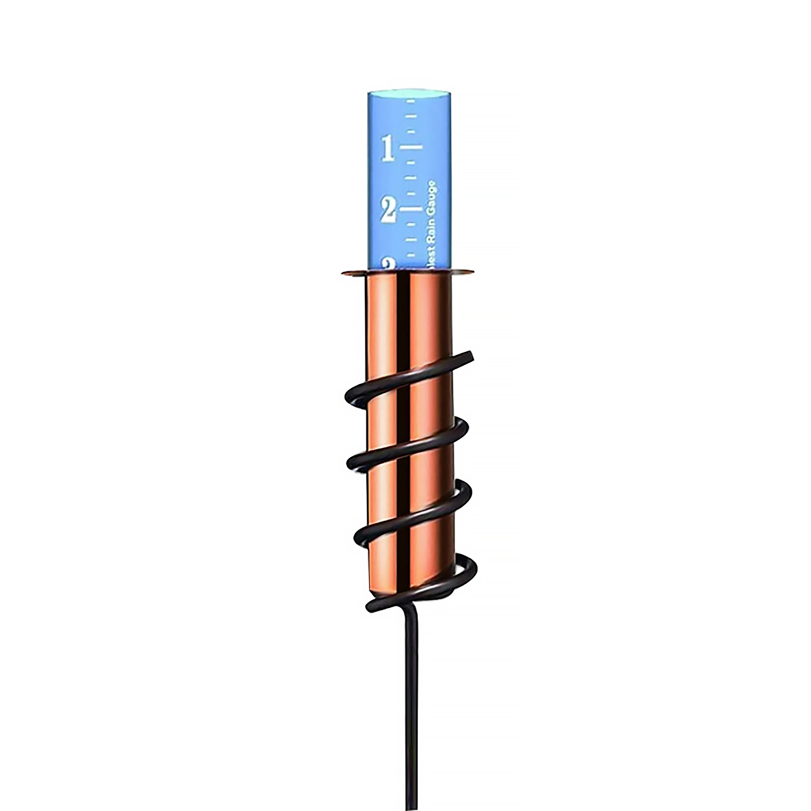 Copper Rain Gauge Stake Easy-Read Floating Spiral Water Gauge Waterproof, 501 Original
Copper Rain Gauge Stake Easy-Read Floating Spiral Water Gauge Waterproof, 501 Original