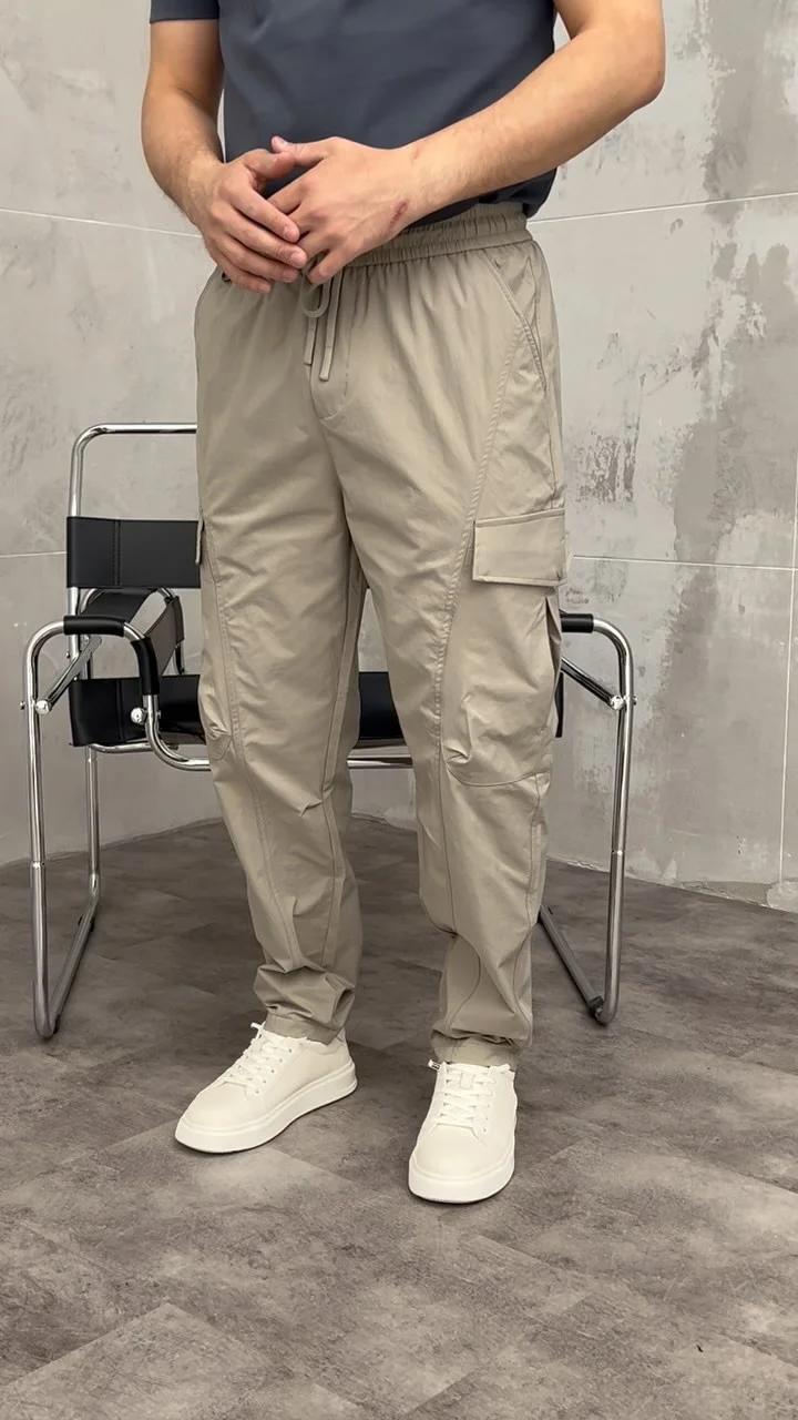 Drawstring Men's Work Pants