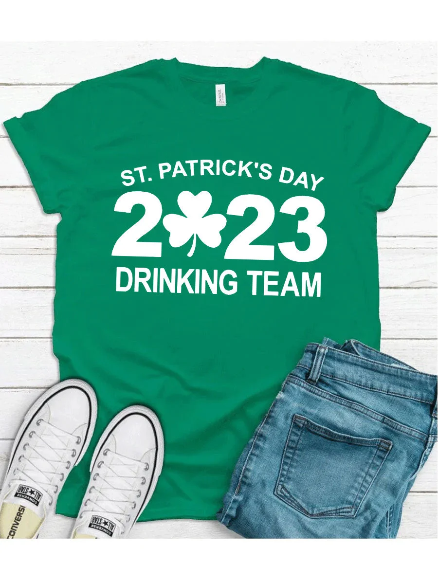 St Patrick's Day Drinking Team T-shirt