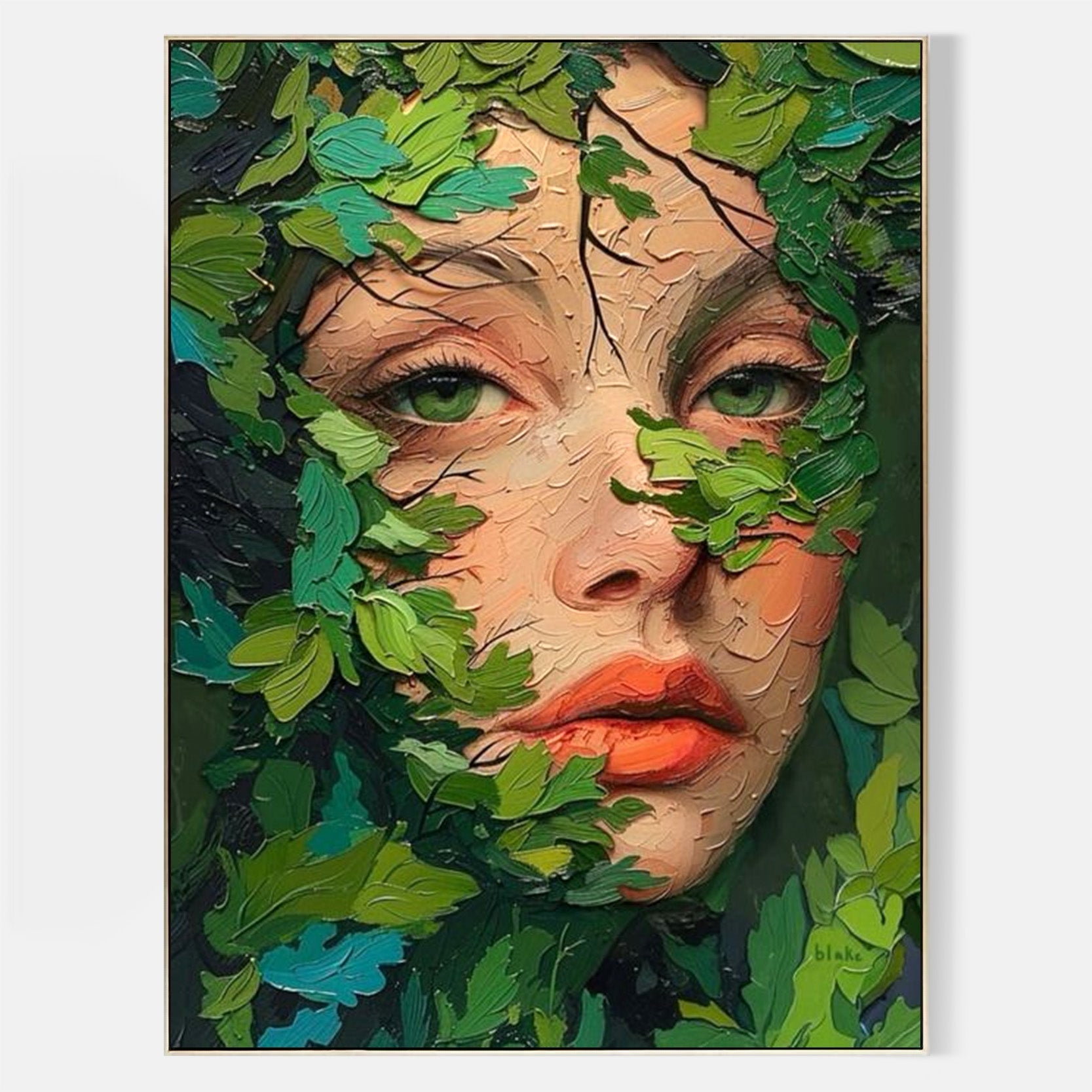 Arabelart Waltractive Women Aesthetic Art Framed Oil Painting AR465