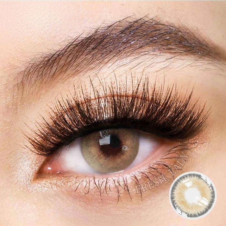 Freshlady Classical Coffee Colored Contact Lenses