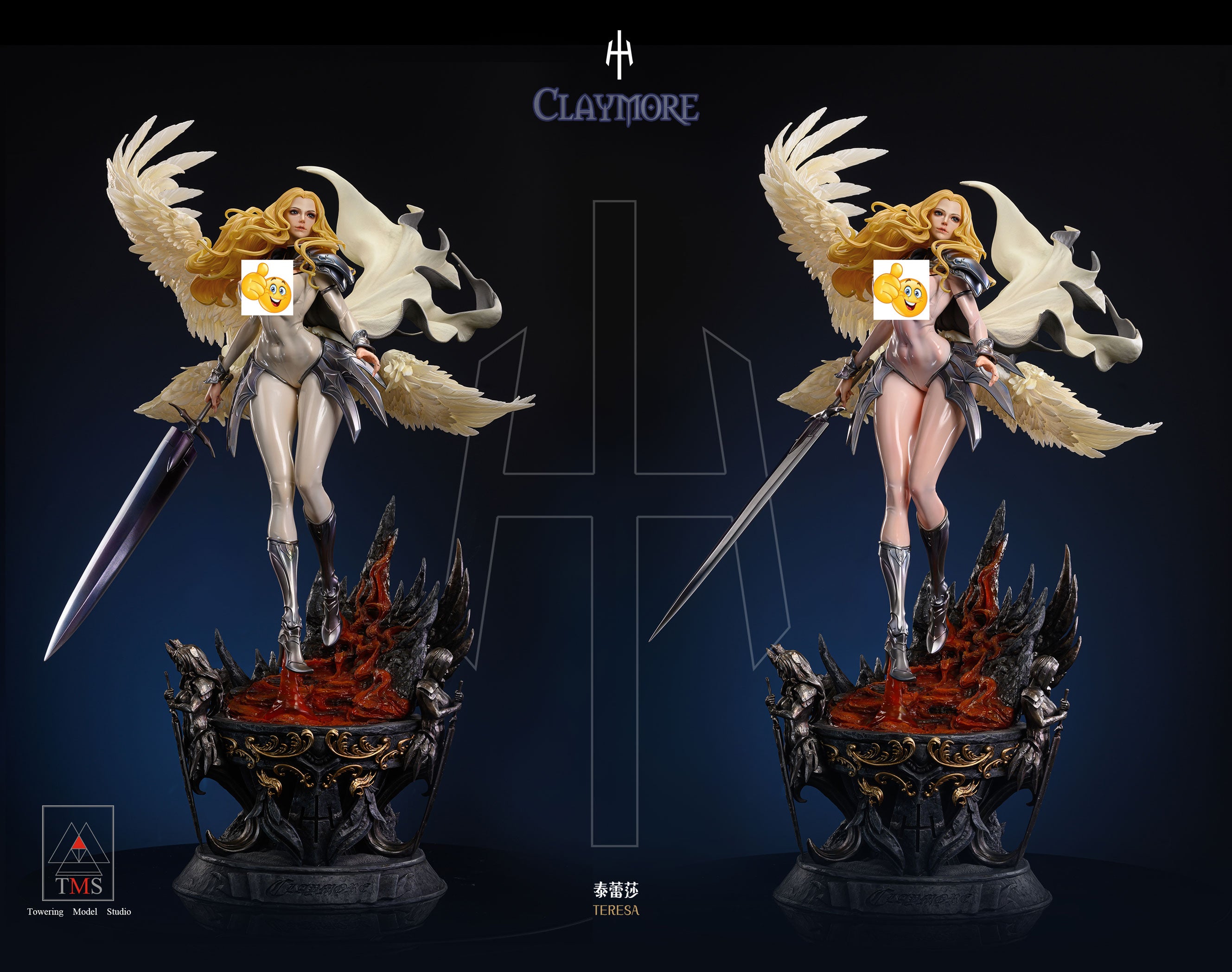 クレイモア Towering テレサ フィギュア ガレージキット スタチュー クレイモア Towering テレサ フィギュア ガレージキット スタチュー