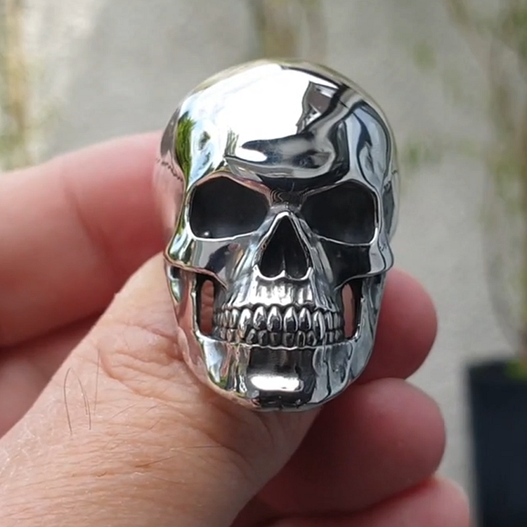 Gothic Skull Stainless Steel Ring