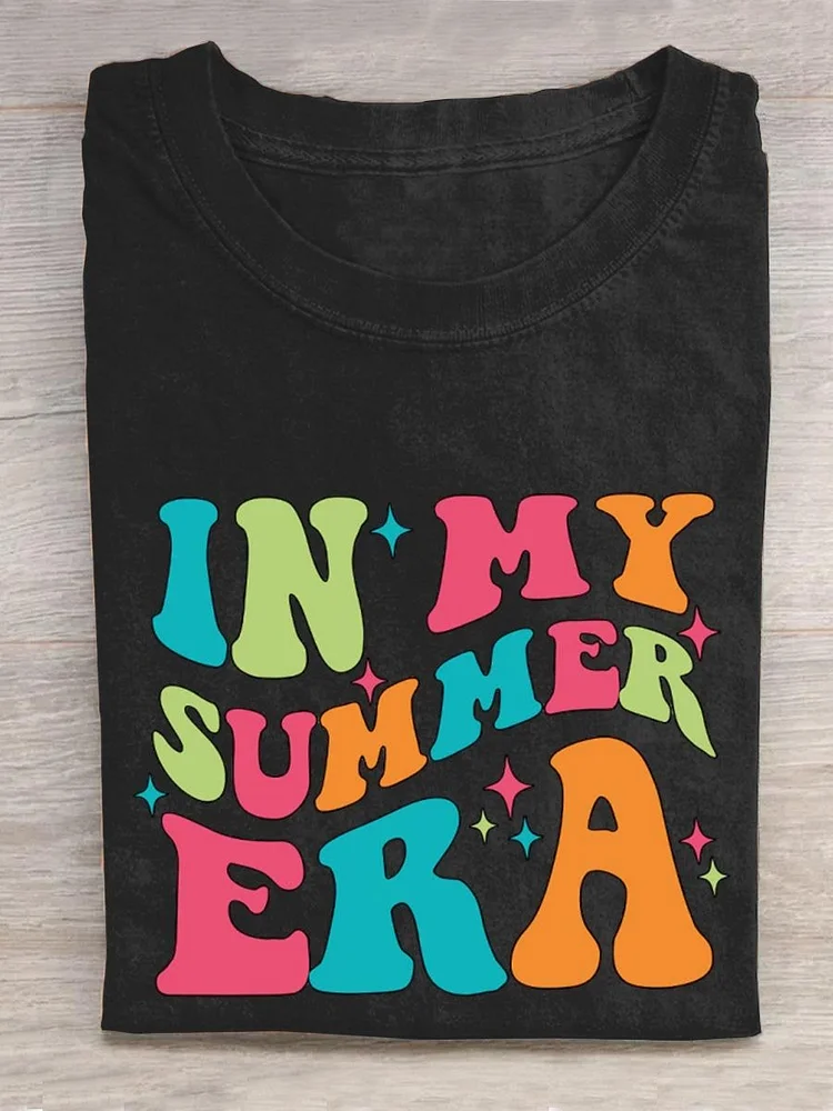 In My Summer Era Teacher Art Design Print T-shirt socialshop