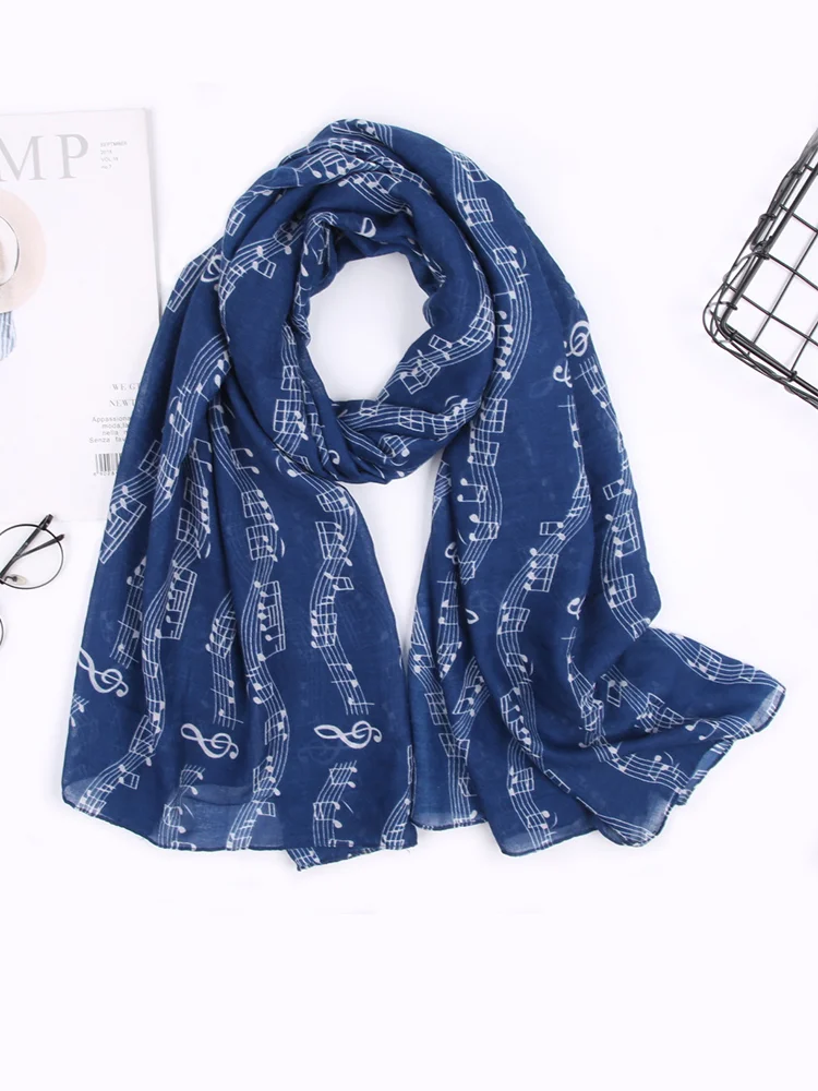 VChics Musical Notes Music Lover Essential Scarf
