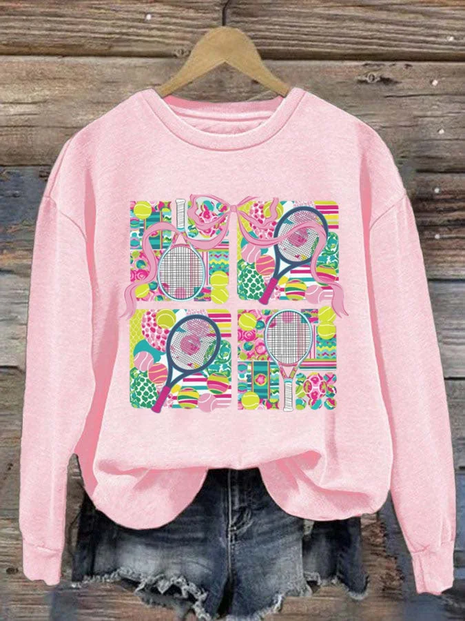 Coquette Tennis Coach Sweatshirt socialshop
