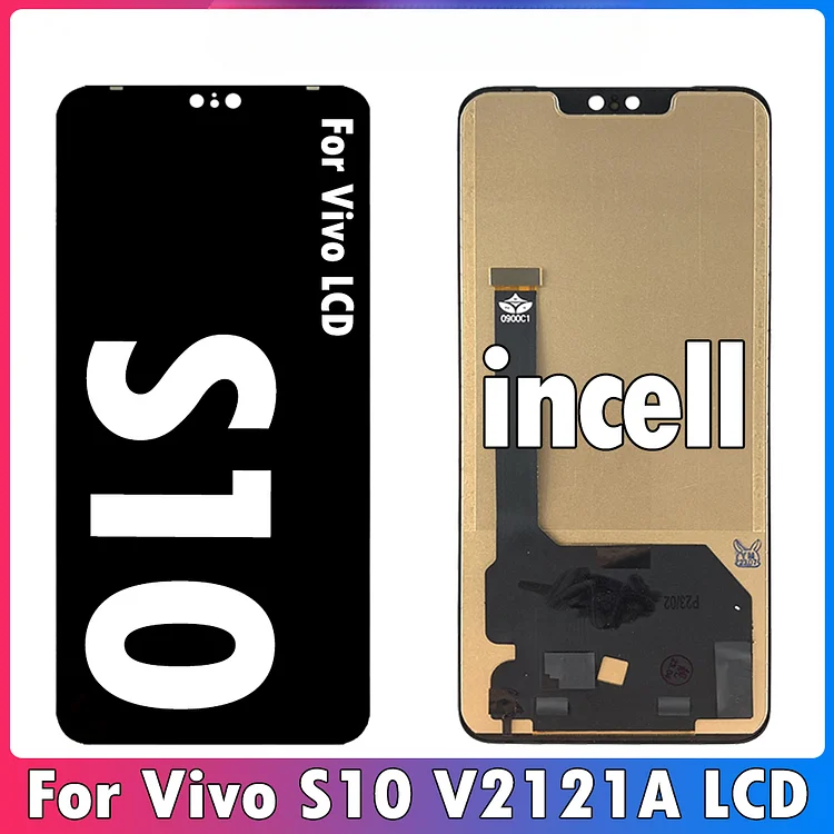 Incell 6.44" For VIVO S10 LCD V2121A Display Touch Screen Digitizer Assembly For Vivo S10 Display Replacement Repair Parts