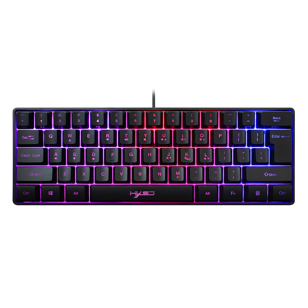 Hxsj V700 61 Keys Rgb Multimedia Usb Wired Backlight Keyboard For Gamers Pc, 501 Original
Hxsj V700 61 Keys Rgb Multimedia Usb Wired Backlight Keyboard For Gamers Pc, 501 Original