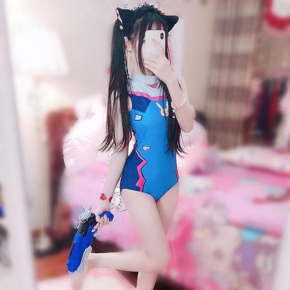 Overwatch DVA One-Piece Swimsuit S12736