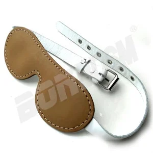 pornhint Pornhint Medical Blindfolds, Donut Shape Leather soft Padded Blindfold for fetish BDSM play and bondage restraints, Mature