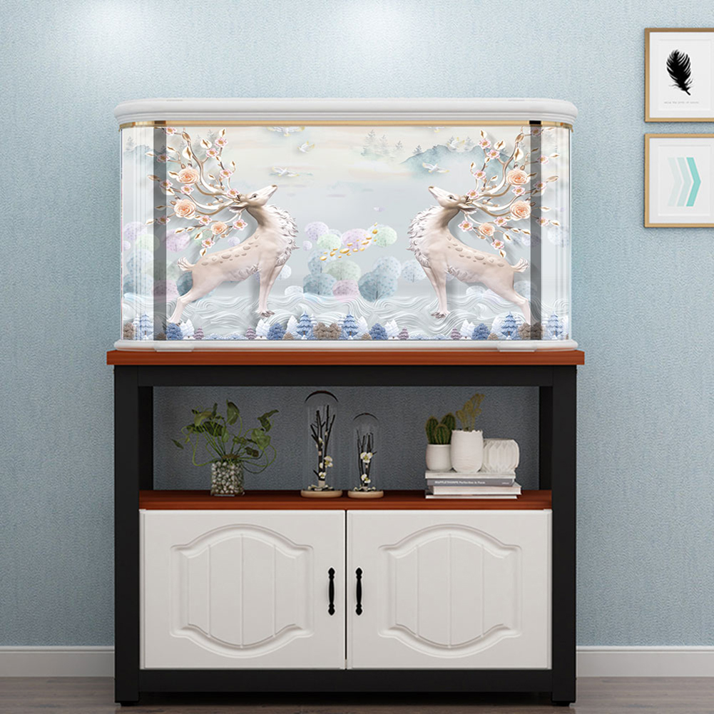3D Deer Aquarium Background Sticker Poster Fish Tank Decor Decal (50x80cm, 501 Original
3D Deer Aquarium Background Sticker Poster Fish Tank Decor Decal (50x80cm, 501 Original