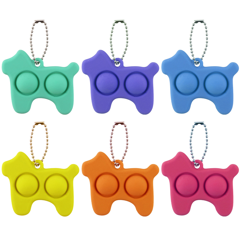 Silicone Push Bubble Dog Pendant Keychain Autism Stress Reliever Kids Toys, Orange, 501 Original
Silicone Push Bubble Dog Pendant Keychain Autism Stress Reliever Kids Toys, Orange, 501 Original
