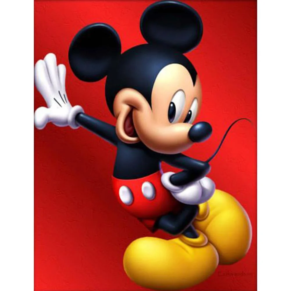 Full Round Diamond Painting - Mickey Mouse(30*40cm)