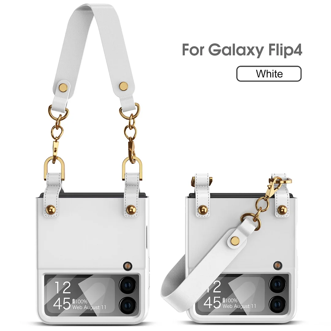 Applicable For Samsung Zflip3/4 Folding Fashion Women's Ultra-Thin Handbag Mobile Phone Case