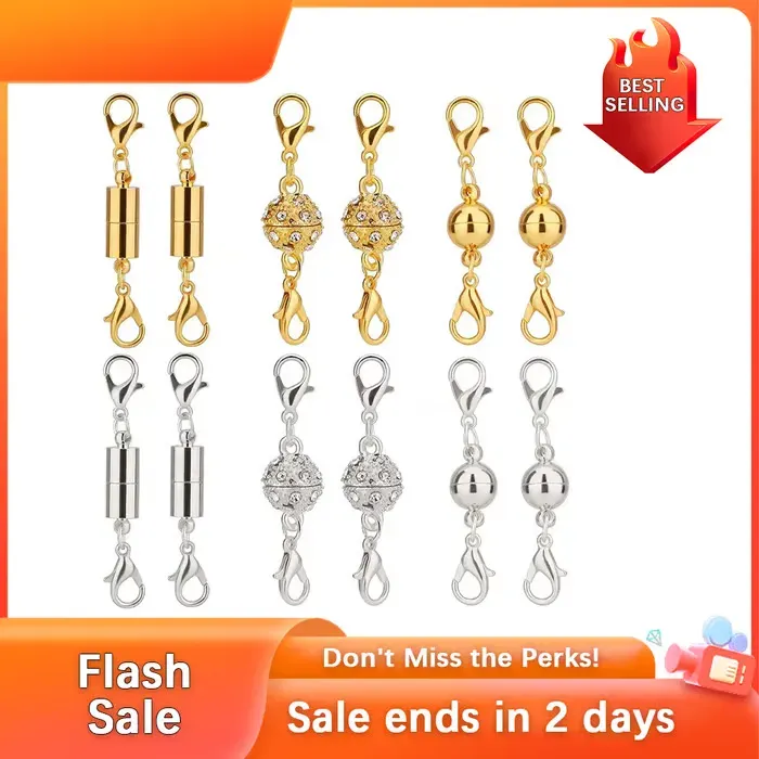 🎁12-Piece Set of Magnetic Necklace Clasps and Closures