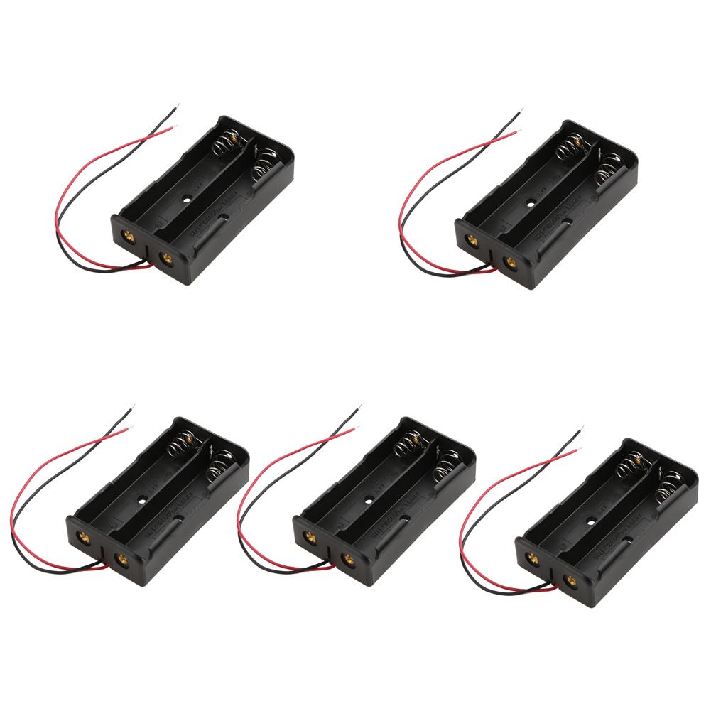 5pcs 2 Slots Plastic 18650 Batteries Storage Box Organizer w/Wire Lead Pin, 501 Original
5pcs 2 Slots Plastic 18650 Batteries Storage Box Organizer w/Wire Lead Pin, 501 Original