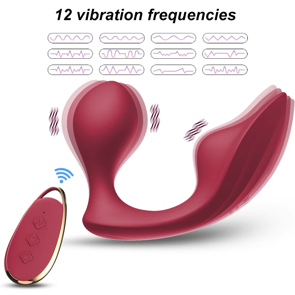Remote Control Invisible Wearing Female Vibrating Backyard Anal Plug Rosetoy Official