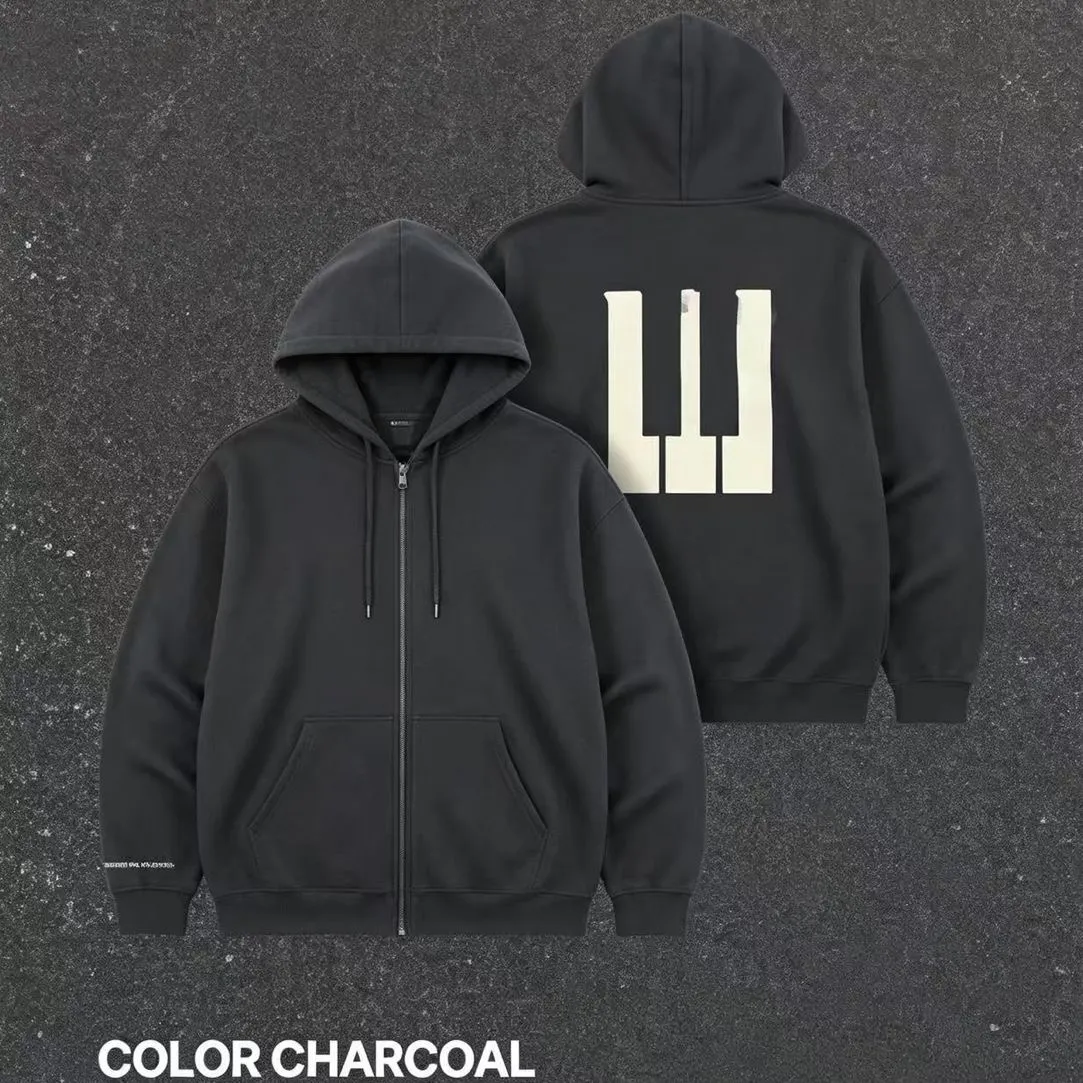BIGBANG WORLD TOUR ＜XX : COSMOS＞CHARCOAL Zip Up Hoodie